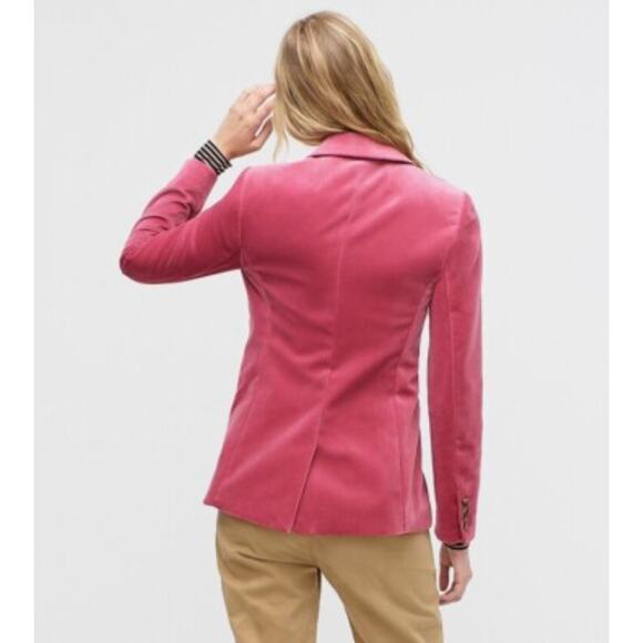 J. Crew Parke Velvet Blazer, dusty rose pink - Picture 9 of 9